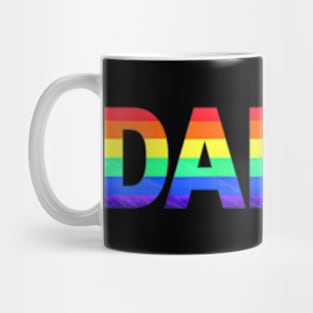 Gay Pride Month LGBTQ Fathers Day Flag Queer Mug